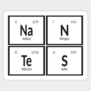 Nantes City | Periodic Table Sticker